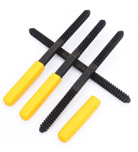 Single-cut Bearing Steel Thread Repair File Tool Metric BSW/BSF SAE/UN BSP/PF Annatto File