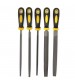 5Pcs 200mm Engineer Metal File Set Soft Grip Assorted Rasp Tool