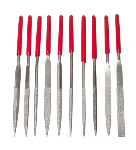 10pcs Diamond File Needle Handle Files Abrasive Tool Needle Handle Files Luthier Tools