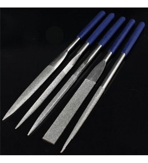 5pcs 180mm Emery Rasp Diamond Files Ceramic Knife Cutting Tool