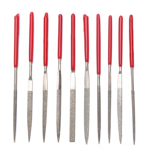 10pcs 100×2mm Emery Rasp Diamond Files Ceramic Knife Cutting Tool