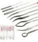 10pcs 140mm Diamond Coated Riffler File Mechanical Watch Jewelry Files Set
