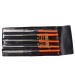 JAKEMY JM-FL1-1 5pcs Diamond Shaping Rasp Small Woodworking Rasp Half Round Triangular Flat Quartet