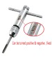 M5-M12 Lengthened Adjustable Ratchet Wrench with Positive and Reverse Tap Wrench