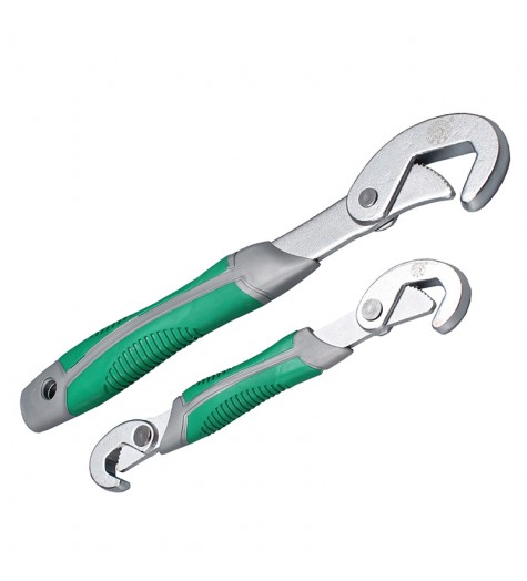 BERRYLION 2Pcs Universal Wrench Set Snap And Grip Key Wrench 6-32mm For Nuts and Bolts Multi-function Hand Tools