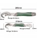 BERRYLION 2Pcs Universal Wrench Set Snap And Grip Key Wrench 6-32mm For Nuts and Bolts Multi-function Hand Tools