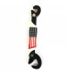 2pcs Multi-function Universal Quick Snap Chrome Alum Alloy Steel Adjustable Wrench Spanner Set Red Black