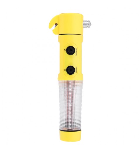 4 in 1 Multifunctional Tool Portable Flashlight Emergency Hammer Signal Light Cutting Knife