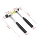 25/30mm Rubber Mallet Hammer Double Face Soft Tap Nylon Head Mallet Tool