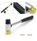 25/30mm Rubber Mallet Hammer Double Face Soft Tap Nylon Head Mallet Tool