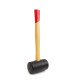 500G Wooden Shaft Handle Rubber Mallet Hammer Bicycle Home Repair Tool