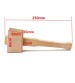 250mm Beech Solid Wooden Mallet Hammer Handle