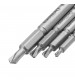 Drillpro 4pcs Small Size Double Side Damaged Screw Extractor Bolt Stud Remover Tool