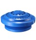 100 Holes Drill Bit Storage Case Multifunctional Plastic Round Shape Drill Bit Display Box Blue