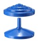 100 Holes Drill Bit Storage Case Multifunctional Plastic Round Shape Drill Bit Display Box Blue