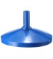 100 Holes Drill Bit Storage Case Multifunctional Plastic Round Shape Drill Bit Display Box Blue