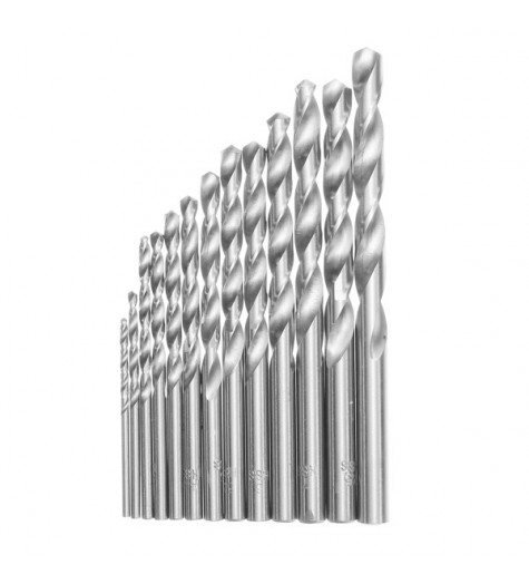 13pcs 2-8mm HSS-R Straight Shank Twist Drill Bit Set