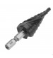 Drillpro HRC89 AlTiN Coating Step Drill Bit 4-20mm HSS M35 Cobalt Step Cone Drill Bit Hole Cutter