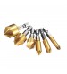 6pcs 6mm-19mm 5 Flute Countersink Drill Bit Set 90 Counter Sink Chamfer Cutter 1/4 Inch Hex Shank