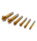 6pcs 3 Flute Titanium Chamfer 90 Degree Chamfering End Mill Cutter Countersink Drill Bit