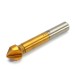 6pcs 3 Flute Titanium Chamfer 90 Degree Chamfering End Mill Cutter Countersink Drill Bit