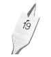 13pcs 6-25mm Wood Spade Flat Drill Bits with Extension Rod 1/4 Inch Hex Shank