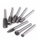 8pcs 6mm Shank Tungsten Steel Rotary Burr Set Rotary Cutter Files CNC Engraving Tool