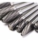 8pcs 6mm Shank Tungsten Steel Rotary Burr Set Rotary Cutter Files CNC Engraving Tool