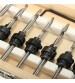 22pcs Countersink Drill Bits Set Tapered Stop Collar Wood Pilot Hole Screw Kit