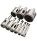 Baban 10pcs 6-32mm Diamond Hole Saw Drill Bit for Glass Ceramic Marble