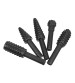 5pcs 6.3mm Round Shank Rotary File Cutter Woodworking Grinding Drill Bits