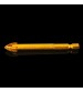 5pcs 6mm Hex Shank Spear Point Head Drill Bit Titanium Carbide Glass Drill