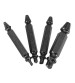 Drillpro 4pcs Nitride Double Side Damaged Screw Extractor Screw Remover