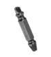 Drillpro 4pcs Nitride Double Side Damaged Screw Extractor Screw Remover