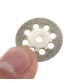 10pcs 22mm Diamond Coated 9 Holes Cutting Discs