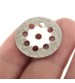 10pcs 22mm Diamond Coated 9 Holes Cutting Discs