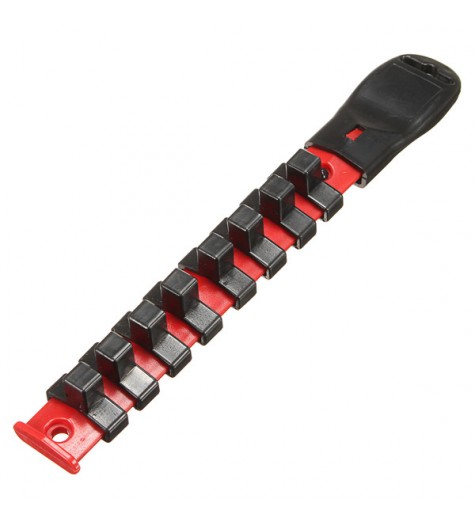 3/8 Inch ABS Mountable Socket Storage Rail Holder