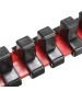 3/8 Inch ABS Mountable Socket Storage Rail Holder