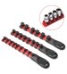 3pcs Socket Holder Set 1/4 3/8 1/2 Inch Sliding Rail Mountable Rack Holder