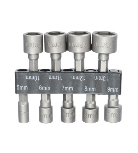 9pcs 1/4 Inch Hex Shank Power Nut Driver Drill Bit
