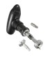 Steel Golf Spike Ratchet Handle Wrench Tool