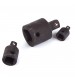 3pcs Black Socket Ratchet Wrench Converter Adapter Reducers Adaptors Set Tool