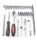 46Pcs Drive Heavy Duty Telescopic Shaft Ratchet Handle Socket Wrench Spanner Set