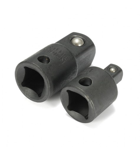 2pcs Air Impact Socket Adapter 3/8 to 1/4 and 1/4 to 3/8 Inch