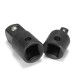 2pcs Air Impact Socket Adapter 3/8 to 1/4 and 1/4 to 3/8 Inch