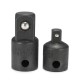 2pcs Air Impact Socket Adapter 3/8 to 1/4 and 1/4 to 3/8 Inch