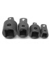 4pcs Socket Converter Set Bit Drive Socket Impact Adapter Converter Reducer Sleeve Adapter