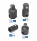 4pcs Socket Converter Set Bit Drive Socket Impact Adapter Converter Reducer Sleeve Adapter