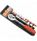 12pcs 1/2inch 8-24mm CR-V Metric Ratchet Wrench Socket Repair Tool Kit