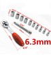 12pcs 1/4inch CR-V Metric Ratchet Wrench Socket Repair Tool Kit